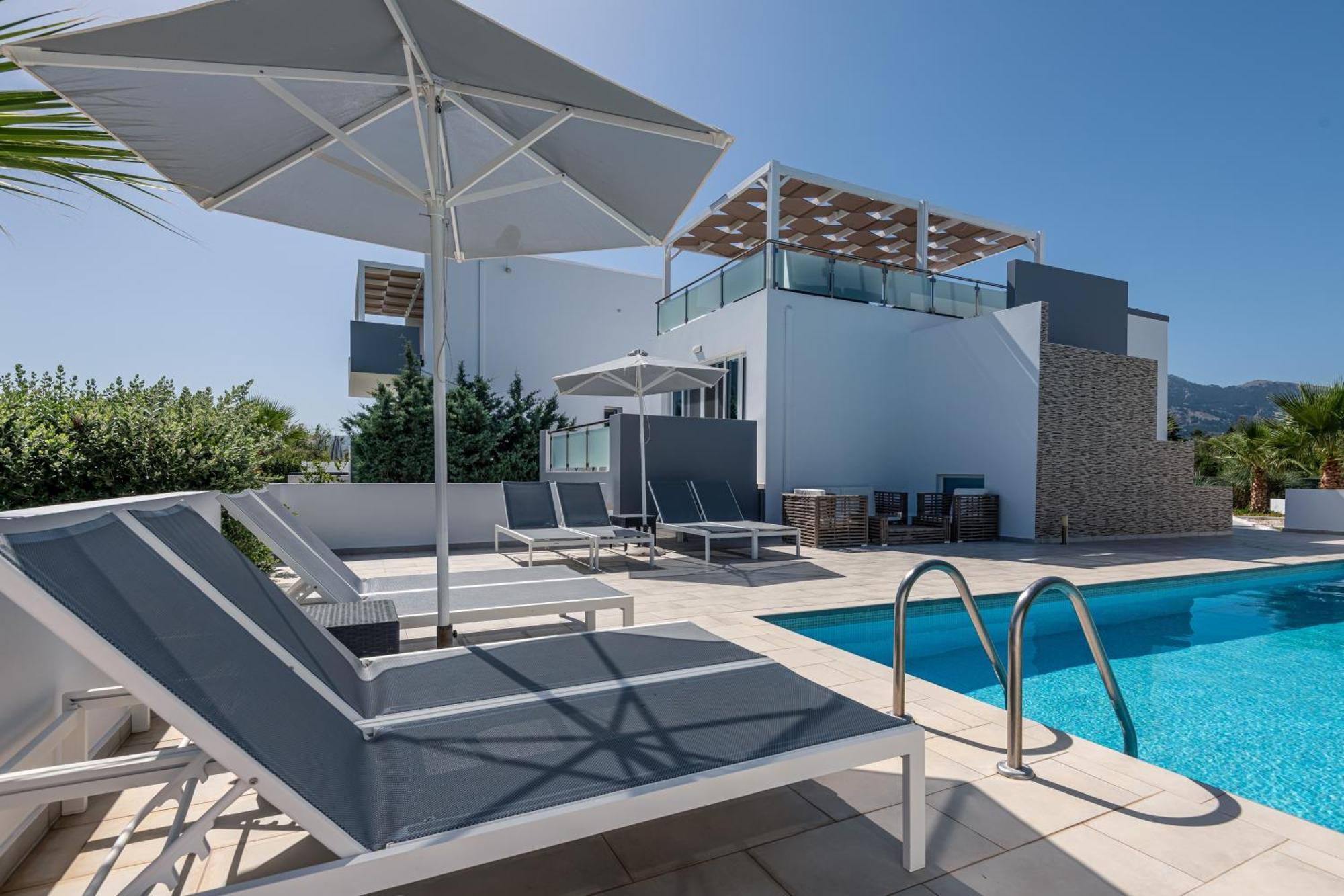 Tigaki Asteria Pearl Villa 2 With Rooftop Jacuzzi מראה חיצוני תמונה